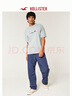 HOLLISTER24夏款美式情侶重磅寬松短袖T恤男裝女裝KI323-4361 淺綠色 XL (180/116A) 曬單實(shí)拍圖