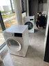 西門(mén)子（SIEMENS）洗烘套裝10公斤全自動(dòng)家用變頻滾筒洗衣機 智能除漬 除菌液洗 熱泵烘干機  三重凈濾系統 空氣護理 WG52A100AW+WQ53E2D00W 曬單實(shí)拍圖