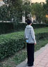 塔馳密司 TOUCH MISS輕奢微喇顯瘦親膚通勤休閑褲子九分喇叭褲子女2025春 黑色 29 曬單實拍圖