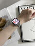 表帶哥適用蘋果手表表帶女士 夏天夏季透氣三珠鋼帶apple watch S10/S9/iwatch series新款女款銀色 曬單實(shí)拍圖