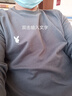 花花公子衛(wèi)衣男士純棉春秋季新款圓領(lǐng)內(nèi)搭上衣休閑打底長(zhǎng)袖秋冬裝衣服男裝 【兩件裝】黑色+深灰色 4XL 【建議170-180斤】 曬單實(shí)拍圖