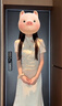 乖甜星小個子連衣裙子女2025夏季新款氣質(zhì)新中式國風(fēng)改良旗袍年輕款長裙 杏色 S 【建議80-90斤】 曬單實(shí)拍圖