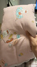 雅鹿兒童枕頭純棉新疆棉花枕芯0-3-6歲里外全棉幼兒園寶寶午睡枕頭 叮叮兔-粉【A類全棉兒童棉花枕】 30*50cm【單只裝/可拆洗】 曬單實拍圖