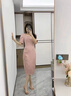 乖甜星新中式國風(fēng)連衣裙女2025夏季新款改良高級感氣質(zhì)顯瘦時(shí)尚旗袍長(cháng)裙 粉紅色 XL 【建議118-128斤】 曬單實(shí)拍圖