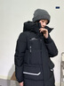 波司登反季冬極寒羽絨服鵝絨谷愛凌同款男女情侶長款連帽戶外外套 曬單實(shí)拍圖