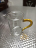 玉蘭香 加厚耐高溫全玻璃泡茶壺過濾內膽沖茶器紅茶泡綠茶泡辦公室功夫茶具小號 02款茶壺250ML黃色把手 曬單實拍圖