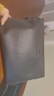 法萊阿瑪尼（FALAMAONE）真皮手包男商務休閑男士手拿包軟頭層牛皮手拎包大容量手腕信封包 黑色大號XF601【30*20cm】 曬單實拍圖