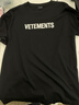 VETEMENTS25新款重磅榻榻米繡花純棉100%t短袖t恤男女士高檔輕奢 65352005 乳白 2XL 曬單實(shí)拍圖
