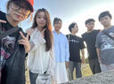 2025新款卡通貓咪五分袖男港風(fēng)寬松圓領(lǐng)學(xué)生潮流短袖t恤百搭半袖 汐網(wǎng)批B1220深灰色 L 【100-120斤】 曬單實(shí)拍圖