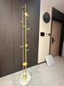 LA PRAIRIE德國品牌全銅輕奢創(chuàng)意客廳房間臥室落地衣帽架簡易家用玄關掛衣架 白石 銅本拉絲 （8鉤數(shù)） 曬單實拍圖