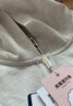 Teenie Weenie【美雅碧抗菌】小熊春季長袖T恤新年紅色帽衫上衣女 燕麥色 M (165) 曬單實拍圖