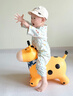 迪士尼（Disney）兒童跳跳馬充氣嬰兒幼寶寶防摔大人可坐可騎2玩具1歲木馬六一玩具 梅花鹿橘【升級500斤承重防摔高 曬單實拍圖