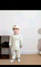 翹腳鴨（Tiptoe Duck）嬰兒衣服40g夾棉服春秋冬季新生兒寶寶貼身內(nèi)衣 熊貓 90  曬單實拍圖