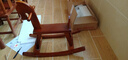 兒童搖搖馬實(shí)木木制木馬小孩玩具搖椅玩具童車(chē)攝影1-6歲周歲禮物五一節日禮物 棕色實(shí)木+踏板 曬單實(shí)拍圖