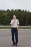 吉約蒙【三防免燙】短袖襯衫男士灰色商務(wù)夏季高級(jí)感職業(yè)正裝免燙襯衣 量子灰 39 曬單實(shí)拍圖