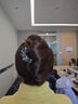 伊黛兒新中式u型發(fā)簪丸子頭神器盤發(fā)器女2025新款四齒插梳盤發(fā)簪子頭飾 F3265槍黑蝴蝶插梳 曬單實拍圖