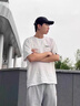 喬丹短袖男T恤男2025夏季新款寬松透氣圓領(lǐng)t恤潮流休閑半袖運(yùn)動(dòng)上衣T 喬丹白-(涼爽透氣) L /175 曬單實(shí)拍圖
