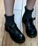 馬丁博士（Dr.Martens）Polley百搭T字光面皮淺口皮鞋瑪麗珍鞋 黑色 39 曬單實(shí)拍圖