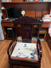 極美格 紅木家具 紅酸枝木類(lèi)(學(xué)名:絨毛黃檀)太師椅主人椅茶椅座椅圈椅休閑椅北官帽椅梳背椅子明式 方材主人椅精品 曬單實(shí)拍圖