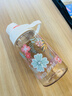 AKAW日本兒童水杯高顏值學(xué)生專用可拎直飲水壺夏天便攜帶手提水壺杯子 旋轉(zhuǎn)直飲白色480ML+tritan材質(zhì) 曬單實拍圖