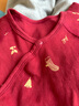優(yōu)奇新生嬰兒衣服連體衣滿月百天蛇年剛出生寶寶0-3個月紅色喜慶衣服 一鹿有你+同款胎帽 59cm 曬單實拍圖