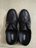 百思圖春季商場(chǎng)新款通勤商務(wù)休閑皮鞋一腳蹬兩穿男鞋ESW18AM5 黑色 40 曬單實(shí)拍圖