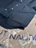 諾帝卡（NAUTICA）男裝25春夏新款天絲亞麻舒適干爽短袖襯衫男WE5202 藏青4NV L 曬單實(shí)拍圖