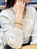 VAUBEL天然金發(fā)晶手串官方正品巴西手鏈招財(cái)轉(zhuǎn)運(yùn)生日禮物送男友女友老婆 【收藏級(jí)】8mm臻選巴西金發(fā)晶 曬單實(shí)拍圖