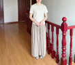 啄木鳥母親節(jié)媽媽夏裝2025新中式套裝洋氣中老年女裝短袖T恤時(shí)尚兩件套 卡其色套裝 3XL (推薦116-126斤) 曬單實(shí)拍圖