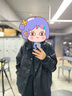 AEMAPE黑色皮衣外套女寬松顯瘦春秋裝新款翻領(lǐng)pu皮機車(chē)服港風(fēng)夾克上衣潮 黑色 M -100-110斤 曬單實(shí)拍圖