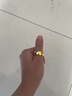 吉財(cái)運(yùn)金包銀寬光面活口黃金戒指男士999足金足銀泥鰍背戒子送老公禮物 包金2.2克泥鰍背戒指總重約15克 曬單實(shí)拍圖