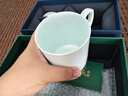 金鑲玉黃守良老師手作 景德鎮(zhèn)陶瓷家用辦公喝茶杯影青瓷水杯帶蓋禮盒裝 景德鎮(zhèn)富春山居浮雕辦公杯 曬單實(shí)拍圖