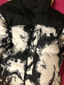棉服男冬季新款潑墨印花拼色棉衣加厚保暖防風(fēng)棉襖外套立領(lǐng)面包服 黑色 88013 L (110-130斤） 曬單實(shí)拍圖