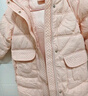 鴨鴨女童羽絨服新款中長款兒童加厚冬季中大童裝學(xué)生保暖外套WJ 粉色 160 曬單實(shí)拍圖