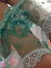 莫代爾內(nèi)褲女士蕾絲邊網(wǎng)紗胖MM刺繡低腰無痕大碼新款透氣 804藍(lán)色+804玫紅+804紫色 3條 L (165) 曬單實(shí)拍圖