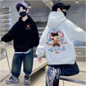 G.DUCKKIDS小黃鴨哪吒衛(wèi)衣網(wǎng)紅同款男童衛(wèi)衣春秋季新款兒童衣服男孩打底衫 黑色 120 尺碼5~6歲【110-120cm】cm 曬單實(shí)拍圖