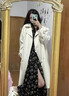 春乏英倫風(fēng)大衣女2025春秋季新款潮牌風(fēng)衣外套女中長(zhǎng)款小個(gè)子上衣女 米白色 S 105-115斤【卡碼拍小】 曬單實(shí)拍圖