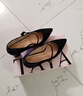 他她（TATA）粗跟瑪麗珍鞋女鞋高跟鞋女2025秋季新款皮鞋單鞋女XGM01AQ5 黑色 38 曬單實(shí)拍圖