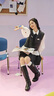 DAPHNE LAB于貞同款 方糖機車靴 美拉德風(fēng)復(fù)古經(jīng)典長筒靴女七夕 黑色 35 曬單實拍圖