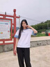 啄木鳥(niǎo)（TUCANO）情侶裝夏季2025新款潮流夏裝小眾設計感法式情侶短袖T恤 7285白色 男M170 曬單實(shí)拍圖