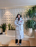 波司登反季冬季太空系列羽絨服男女同款裝長(zhǎng)款連帽新國(guó)標(biāo)90絨外套 曬單實(shí)拍圖