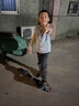 曼尼斯兒童二輪滑板車(chē)6到12歲初學(xué)者專(zhuān)業(yè)游龍板活力板男女孩子生日禮物8 基礎款-藍火焰 曬單實(shí)拍圖