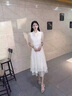 艾柔丹夏季新款改良旗袍連衣裙女裝新中式國(guó)風(fēng)小清新高端氣質(zhì)女士裙子 上衣+吊帶連衣裙 S 曬單實(shí)拍圖