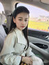 自巧小個(gè)子韓版立領(lǐng)風(fēng)衣外套女2024秋裝新款插肩袖百搭上衣長短款 霜杏色中長款 XXS (1碼) 曬單實(shí)拍圖