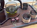 bylure品牌玻璃茶具套裝高檔茶壺茶杯家用自動(dòng)功夫茶具懶人泡茶神器 1 青灰自動(dòng)茶具+6杯+杯架+茶盤 曬單實(shí)拍圖