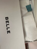 百麗（Belle）七夕禮物氣質(zhì)通勤單鞋女25春新真皮尖頭淺口單鞋B2533AQ5 杏色 37 (235mm) 曬單實(shí)拍圖