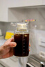 舍里冷萃咖啡杯玻璃吸管杯雙飲杯家用便攜耐高溫高顏值帶蓋奶茶水杯子 透明色-小號(hào)350ML（雙蓋款） 密封雙飲|耐熱耐冷 曬單實(shí)拍圖