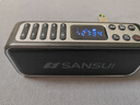 SANSUI新款山水F36收錄兩用老人收音機(jī)戶外便攜式藍(lán)牙音響重低音炮插卡U盤音樂播放器大音量廣場舞音響 黑色+保護(hù)袋耳機(jī)充電器 曬單實(shí)拍圖