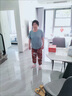 愛(ài)夸貓（AIKUAMAO）夏天短袖女顯瘦100純棉短袖T恤遮肚子單/兩件裝純棉短袖T恤女24夏 淺紫色繡花+純淺藍色 2XL 【建議125-135斤】 曬單實(shí)拍圖