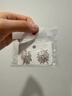 默研（MOYAN）鋯石金屬煙花耳環(huán)女復(fù)古感秋冬氣質(zhì)耳釘小眾獨(dú)特輕奢百搭耳飾 銀色蒲公英耳環(huán) 曬單實(shí)拍圖